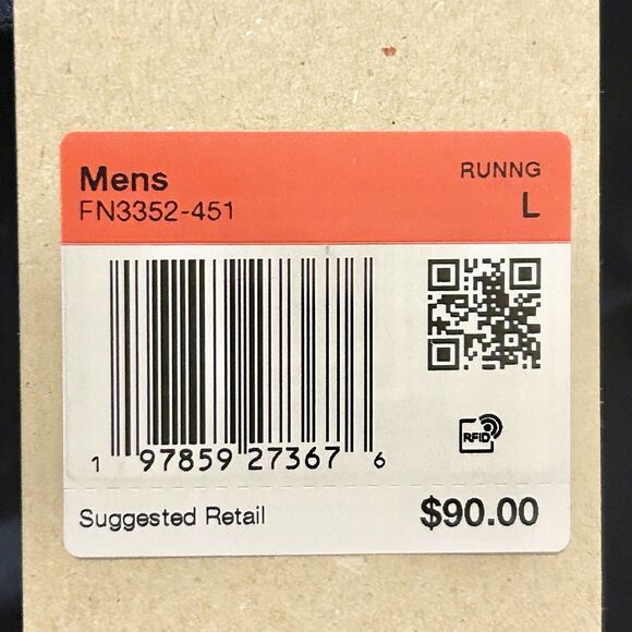 Nike AeroSwift 4" Brief-Lined Men's Size L 4" Obsidian Crimson Running Shorts - Picture 7 of 7